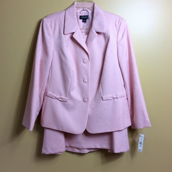 Nwt John Meyer Pink Skirt Suit. Two Piece. 14